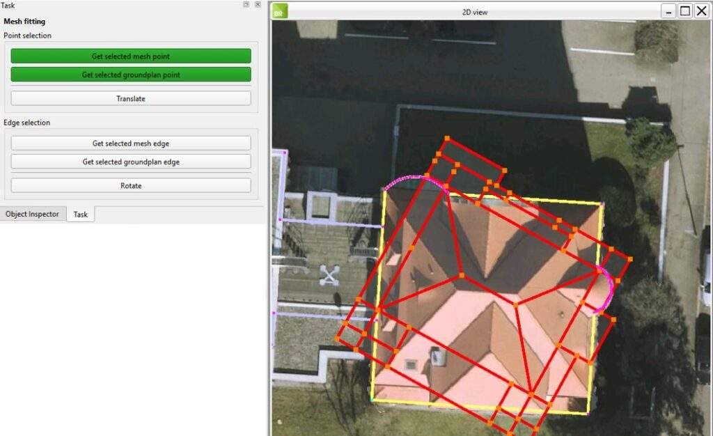 BuildingReconstruction: “Mesh fitting” Tool for Precise Alignment of Imported Cell Meshes with the Building Footprint