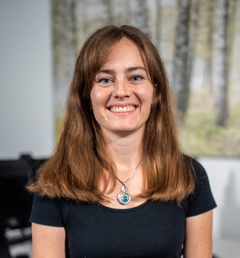 Portrait von Anna-Lena Mack, Projektmanagerin Geoinformatik bei Virtual City Systems